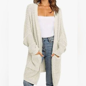 Women’s cardigan. Waffle knot. New with tags. Beige.